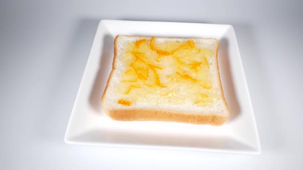 Pâine Marmeladă Clip Video — Videoclip de stoc