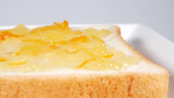 Pâine Marmeladă Clip Video — Videoclip de stoc