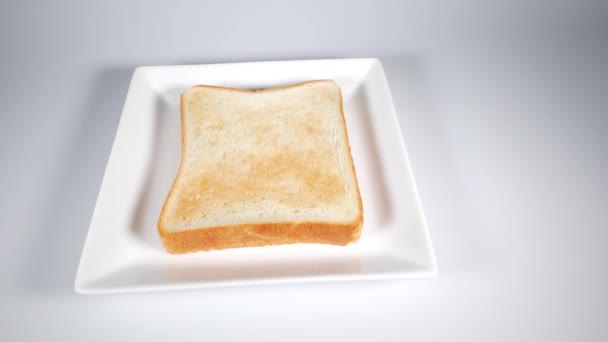 Toast Bread Video Clip — Stock Video