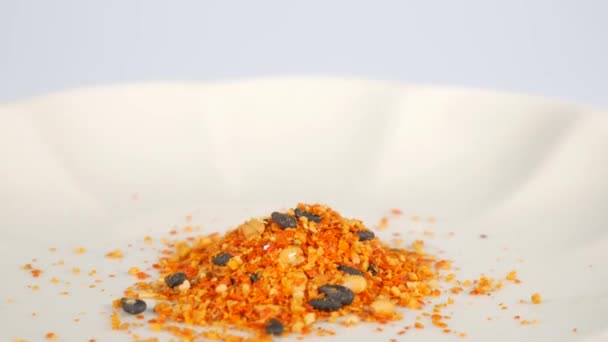 Japanese Seven Spice Blend — Stock Video