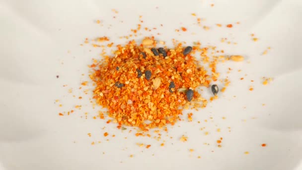 Japanese Seven Spice Blend — Stock Video