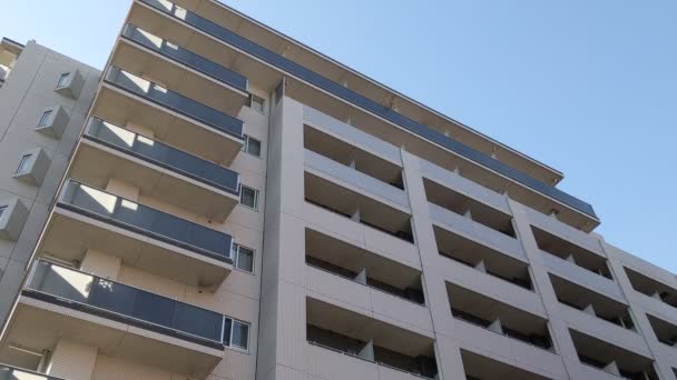 Apartamento Exterior Curto Vídeo Clip — Vídeo de Stock