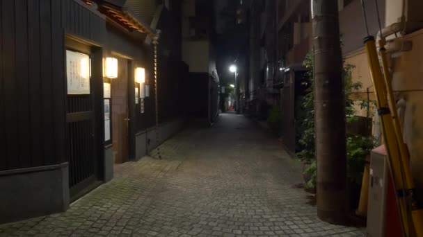 Tokyo Kagurazaka Night View 2021Jun — стокове відео