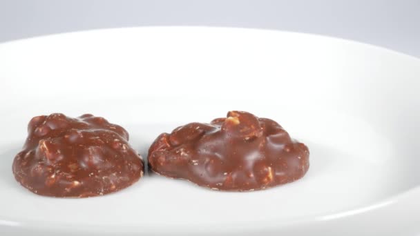 Σοκολάτα Αμυγδάλου Σύντομο Βίντεο Κλιπ — Αρχείο Βίντεο