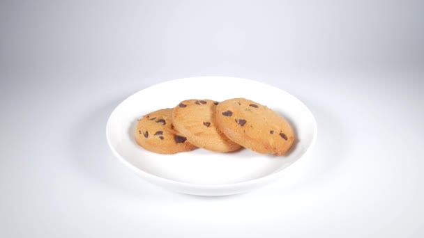 Chocolate Chip Cookies Kurzer Videoclip — Stockvideo