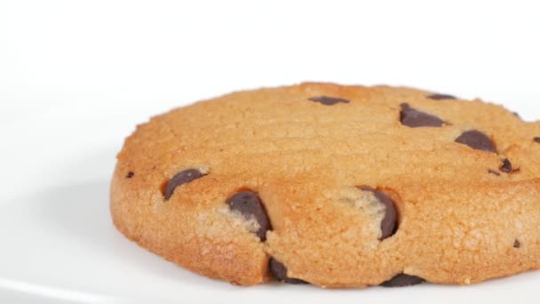 Biscoitos Chocolate Chip Clipe Vídeo Curto — Vídeo de Stock