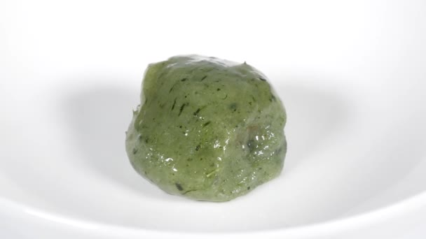 Mugwort Rice Cake Short Video Clip — Stock Video