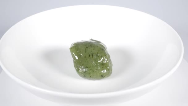 Pastel Arroz Con Mosto Vídeo Corto — Vídeo de stock