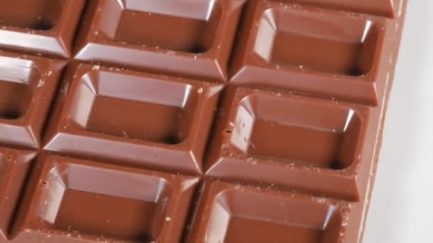 Melkchocolade Korte Videoclip — Stockvideo