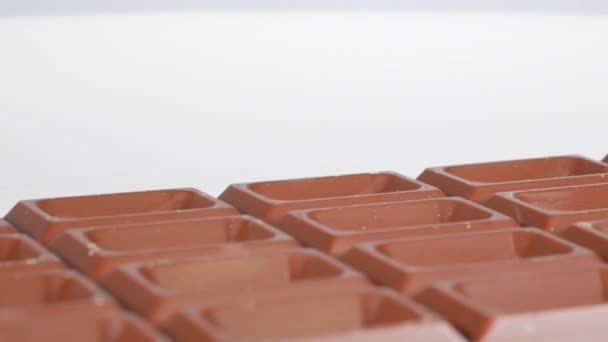 ミルクチョコレート 短いビデオクリップ — ストック動画