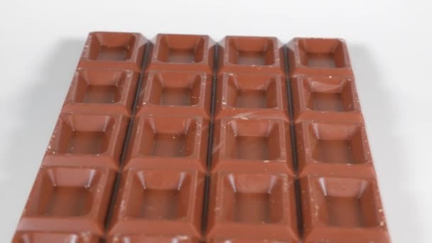 Milchschokolade Kurzer Videoclip — Stockvideo
