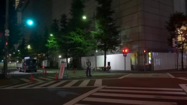 Tokyo Hibiya Yurakucho Gece Manzarası 2021 Haziran
