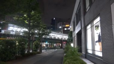 Tokyo Hibiya Yurakucho Gece Manzarası 2021 Haziran