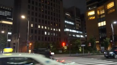 Tokyo Hibiya Yurakucho Gece Manzarası 2021 Haziran