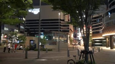 Tokyo Hibiya Yurakucho Gece Manzarası 2021 Haziran