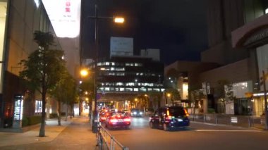 Tokyo Hibiya Yurakucho Gece Manzarası 2021 Haziran