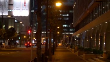 Tokyo Hibiya Yurakucho Gece Manzarası 2021 Haziran