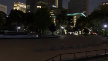 Japonya 'daki Hibiya Parkı, Gece Manzarası