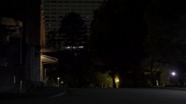 Japonya 'daki Hibiya Parkı, Gece Manzarası