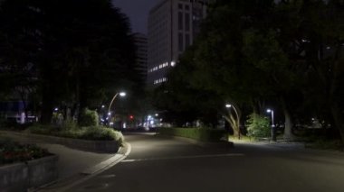Japonya 'daki Hibiya Parkı, Gece Manzarası