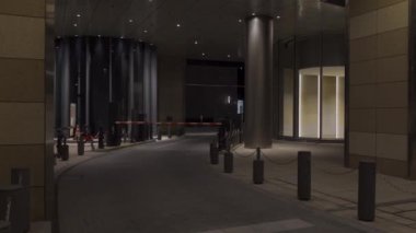 Tokyo şehir merkezi Hibiya, Japon Gece Manzarası 