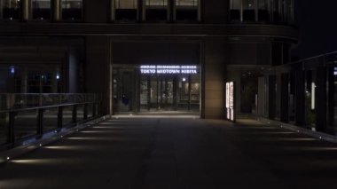 Tokyo şehir merkezi Hibiya, Japon Gece Manzarası 