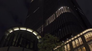 Tokyo şehir merkezi Hibiya, Japon Gece Manzarası 