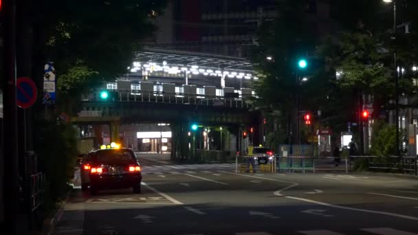 Tokyo Hibiya Yurakucho Vue Nuit 2021Juin — Video