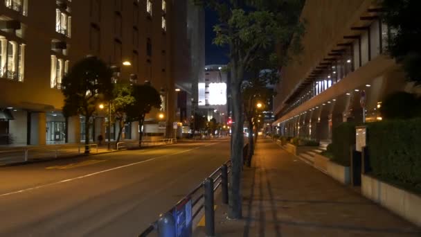 Tokyo Hibiya Yurakucho Vue Nuit 2021Juin — Video