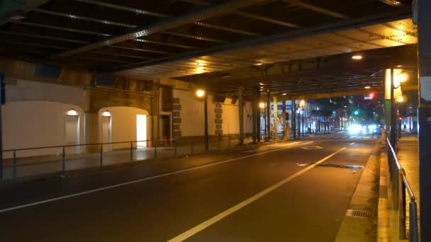 Ночной Вид Токио Хибия Юрчо 2021Июн — стоковое видео