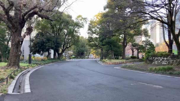 Hibiya Park Japón Tokio Paisaje — Vídeos de Stock