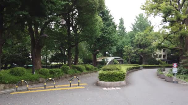 Hibiya Park Japón Tokio Paisaje — Vídeo de stock