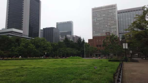 Hibiya Park Japan Tokio Landschap — Stockvideo