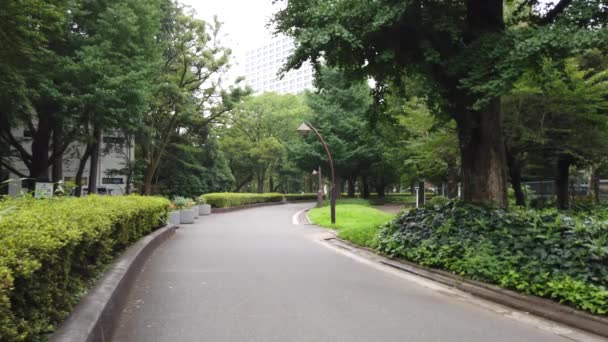 Hibiya Park Japan Tokio Landschap — Stockvideo
