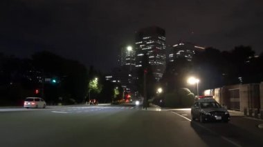 Japon Parlamentosu Ulusal Senato Binası Gece Görüşü