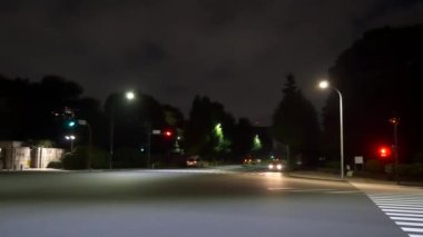 Japon Parlamentosu Ulusal Senato Binası Gece Görüşü