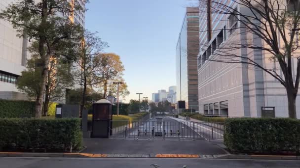 Kasumigaseki Japonii Krajobraz Tokio — Wideo stockowe