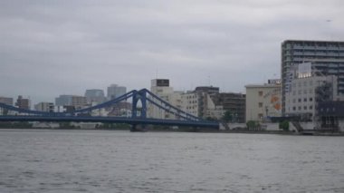 Tokyo 'nun Sumida Nehri manzarası