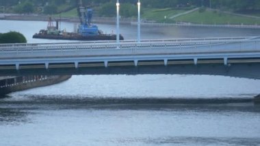 Tokyo 'nun Sumida Nehri manzarası