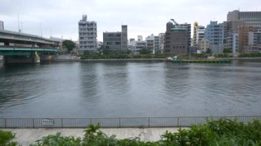 Tokyo 'nun Sumida Nehri manzarası