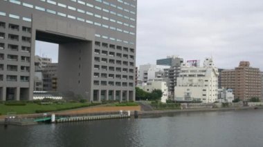 Tokyo 'nun Sumida Nehri manzarası
