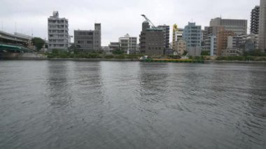 Tokyo 'nun Sumida Nehri manzarası