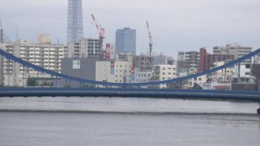 Tokyo 'nun Sumida Nehri manzarası