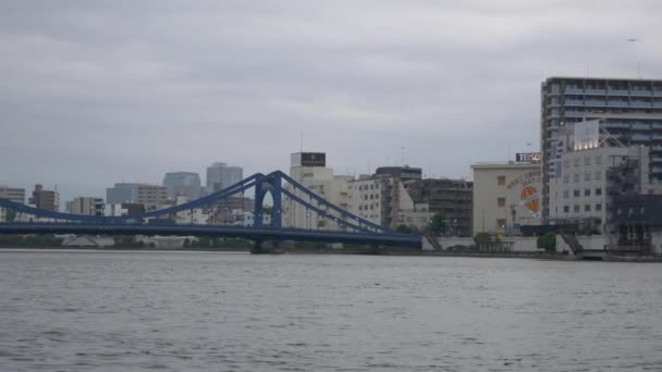 东京的苏美达河景观 — 图库视频影像