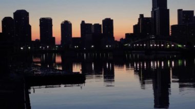 Tokyo Sumida Nehri Peyzajı