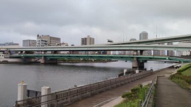 Tokyo Sumida Nehri Peyzajı