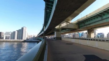 Tokyo Sumida Nehri Peyzajı