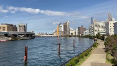 Tokyo Sumida Nehri Peyzajı