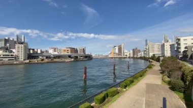 Tokyo Sumida Nehri Peyzajı