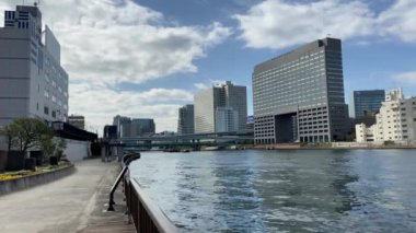 Tokyo Sumida Nehri Peyzajı